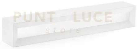 Hermione applique da parete  3 luci attacco g9 in gesso bianco h75x...