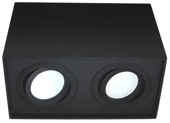 Faretto SIROCO 2xGU10/30W/230V nero