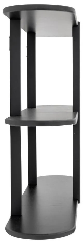 Mensola nera con ripiani multipli 80 cm Vicente – Bloomingville