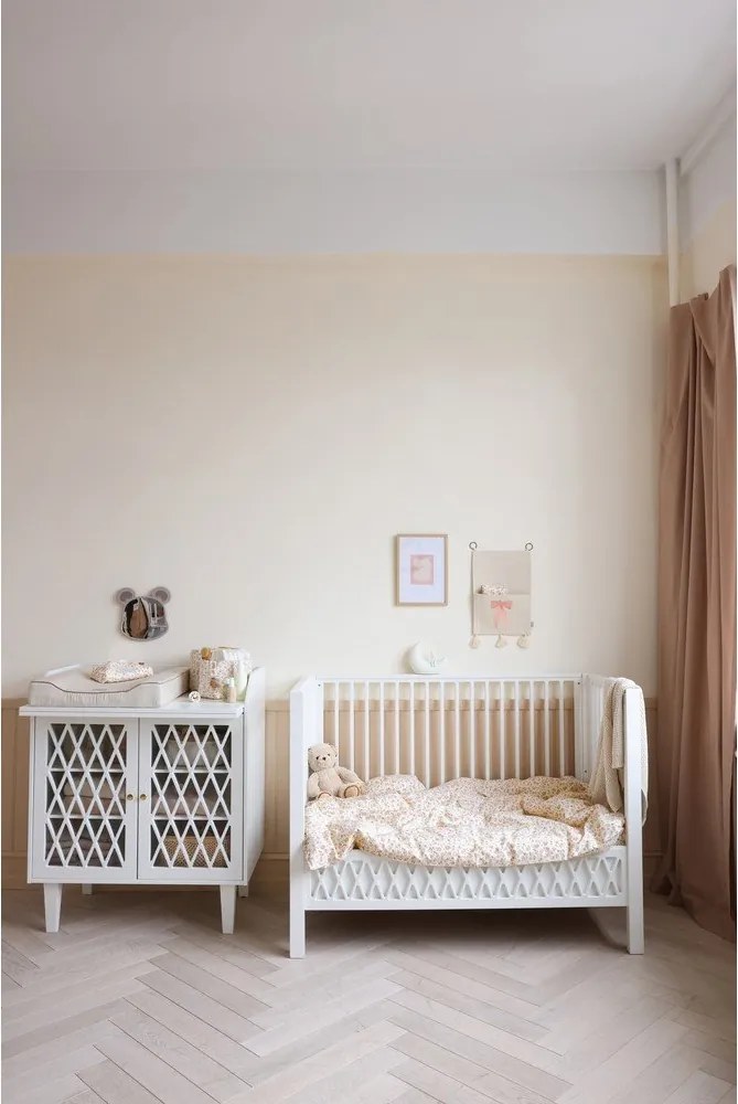 Set copripiumino e federa da bambini beige in cotone organico per culla 70x100 cm Augusta – Cam Cam Copenhagen