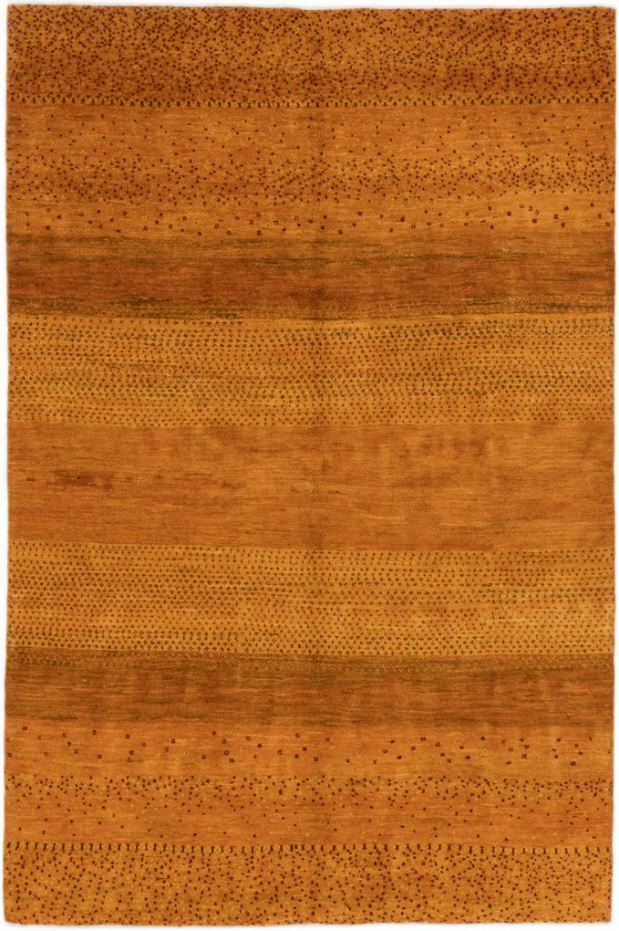 Gabbeh Tappeto 260x170 Giallo (Iran) Annodato A Mano
