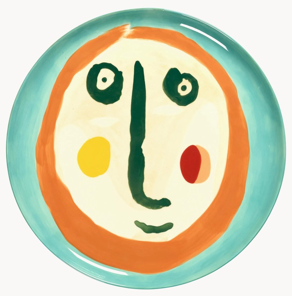 Piattino con smalto reattivo Feast