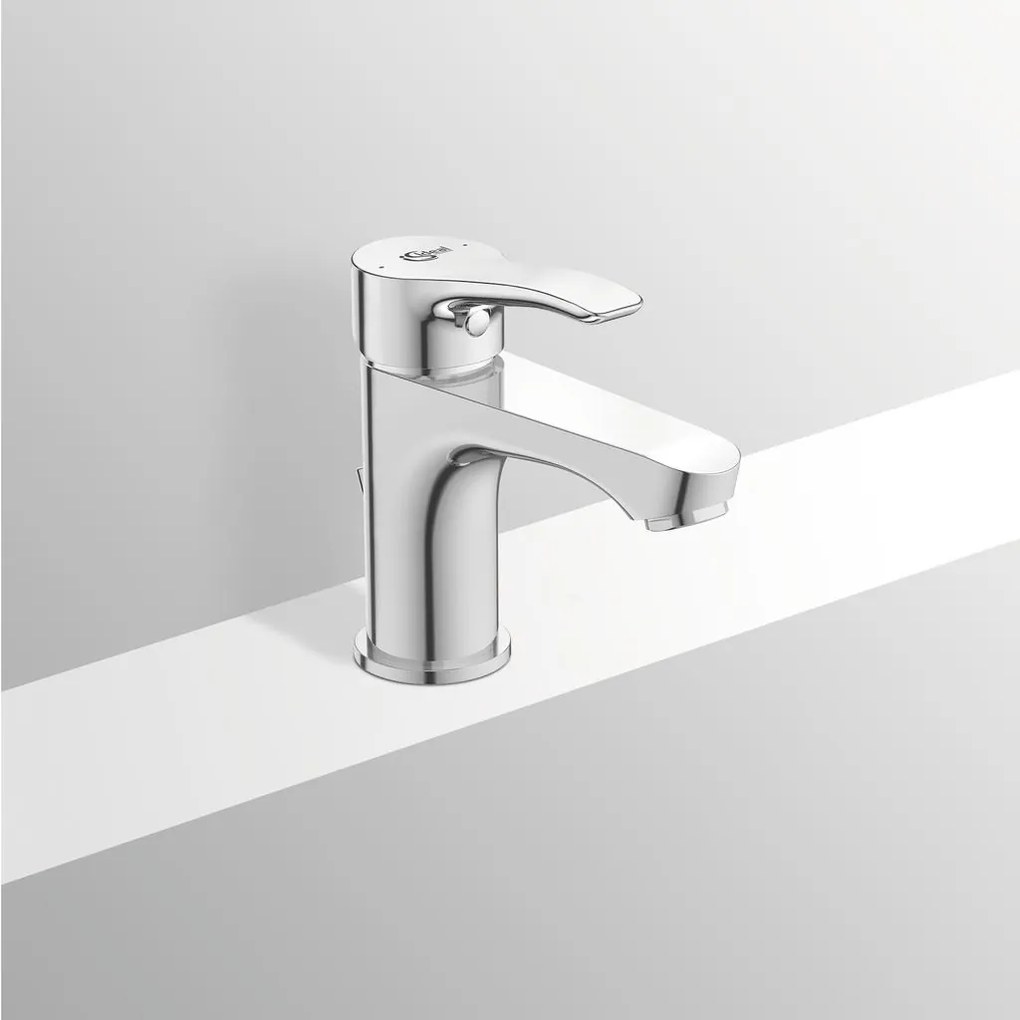 Rubinetto Lavabo Con Piletta Metallizzata Ideal Standard Alpha BC647AA