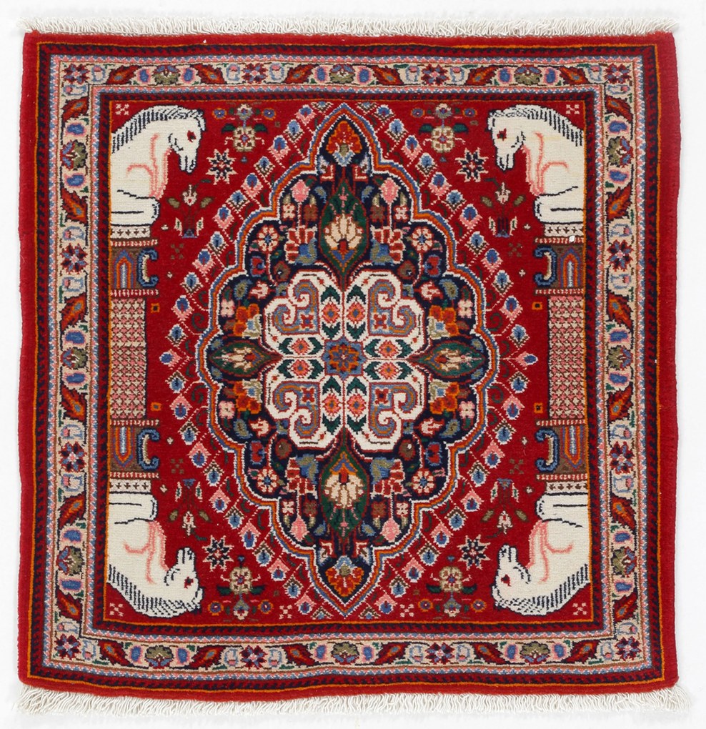 Gashghai Tappeto persiano 80x80 (Iran) Annodato A Mano