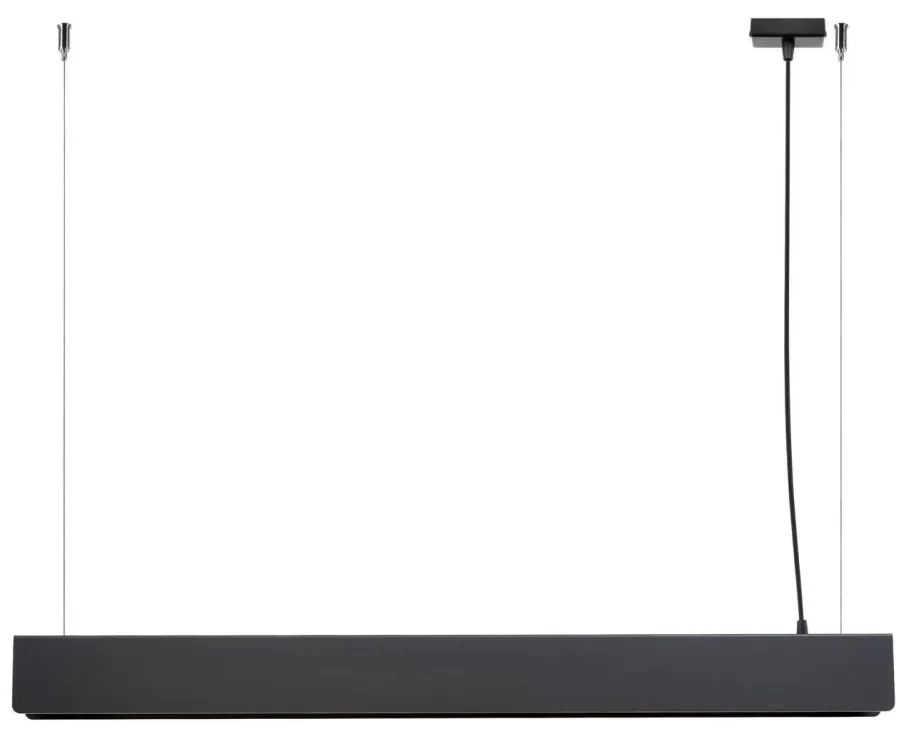 Sollux SL.1395 - Lampadario LED a sospensione con filo SPARK 1xG13/8,5W/230V nero