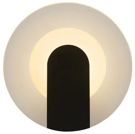 Searchlight 95410BK - Applique da parete LED TARGET/7W/230V, nero