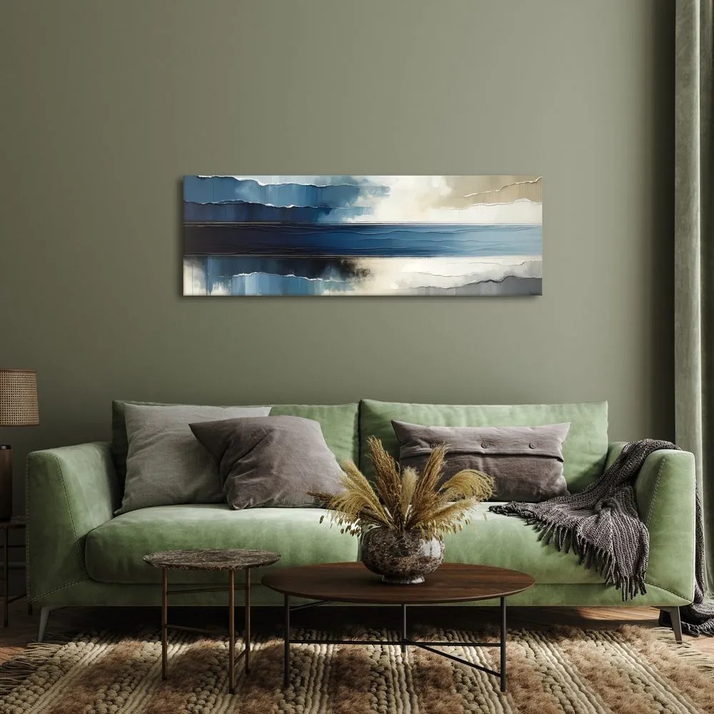 Quadro su tela – Respiro dell’oceano in tonalità delicate