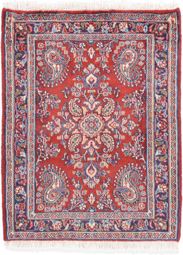 Persian Tappeto 80x70 (Iran) Annodato A Mano