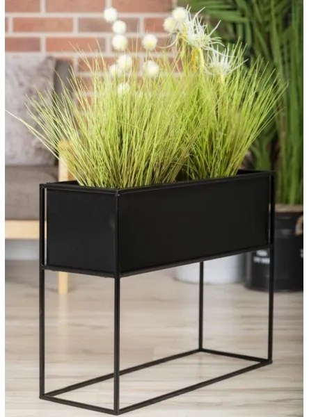 Portafiori 50x64 cm nero