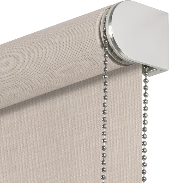 Tenda a rullo screen INSPIRE Puebla beige Trench 5, bianco 0 120x250 cm