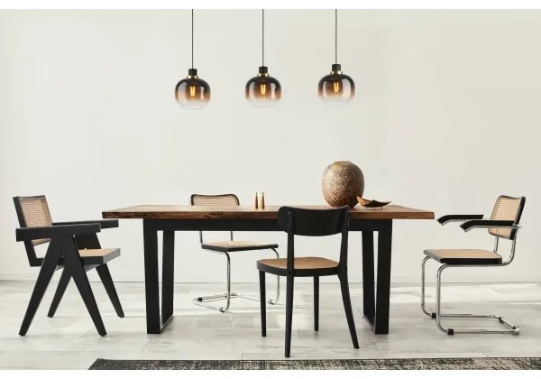 Eglo 99615 - Lampadario a sospensione con filo OILELLA 3xE27/40W/230V marrone