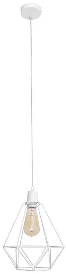 Lampadario KARO 1xE27/15W/230V bianco