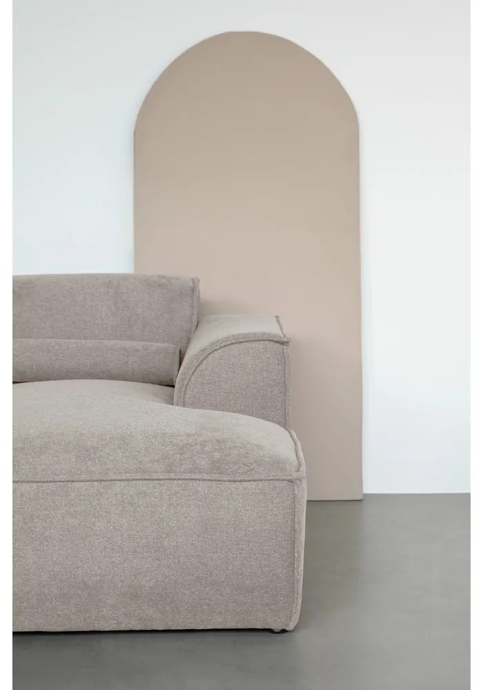 Divano angolare componibile beige (con penisola a sinistra/a forma di "U") Flex Felix – Miuform