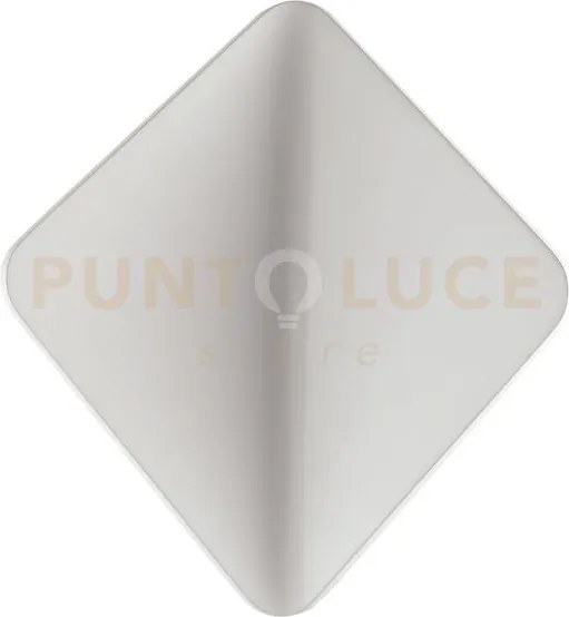 Applique a parete led kite bianca 6w 540lm 4000k 17,5x8x19,7cm
