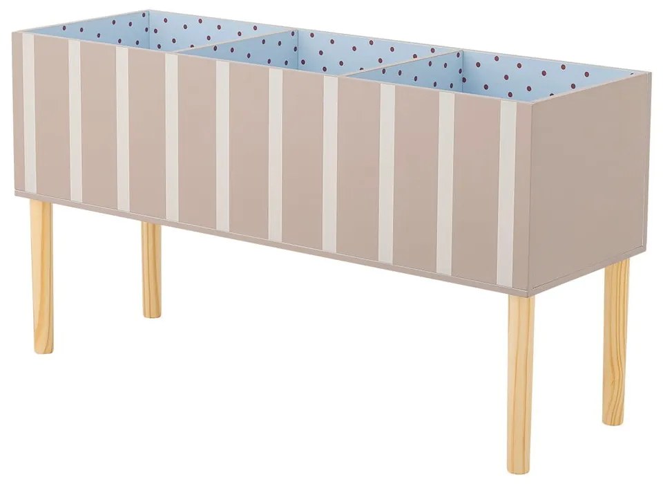 Libreria per bambini beige 90x50x30 cm Salam – Bloomingville Mini