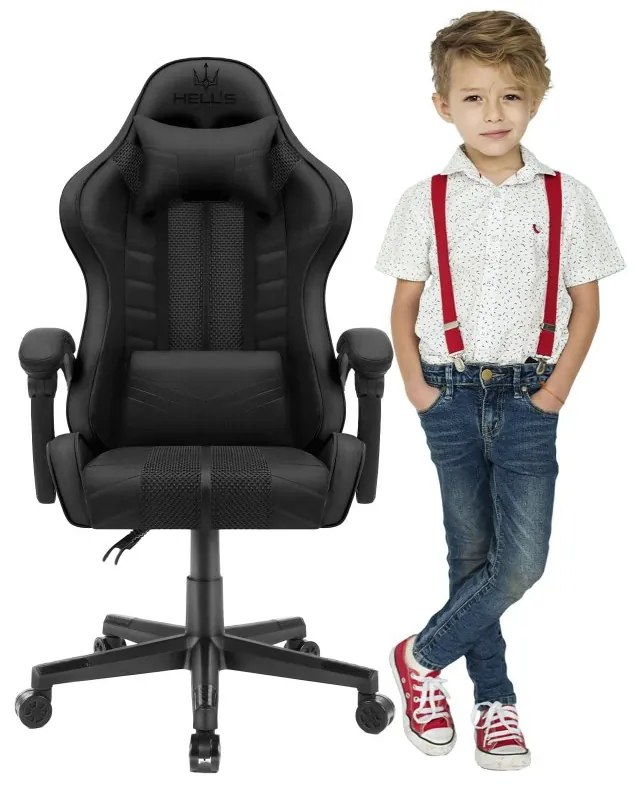 Sedia da gioco per bambini HC - 1004 nero