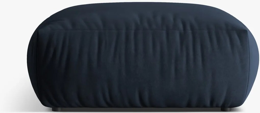 Pouf Chris in tessuto effetto lino – 100x100 cm