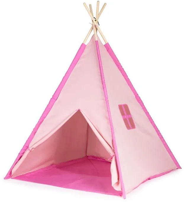 Tenda Teepee, casa per bambini rosa 120 x 120 cm