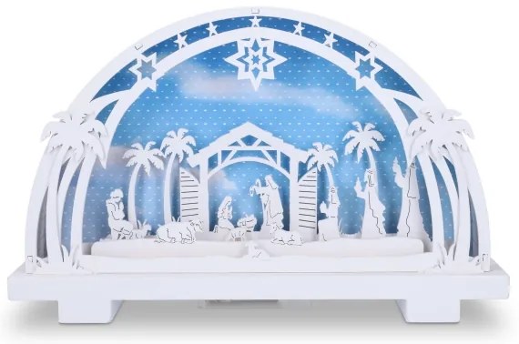 Brilagi - Decorazione natalizia LED presepe LED/2xAA