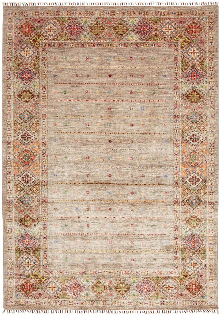 Samarkand Tappeto orientale 240x170 Grigio (Pakistan) Annodato A Mano