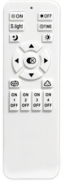 Plafoniera LED dimmerabile NOVA LED/54W/230V 3000-6500K nero + tc