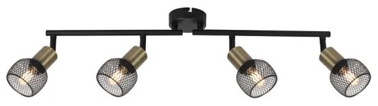 Globo 54028-4 - Faretto FIASTRA 4xE14/40W/230V