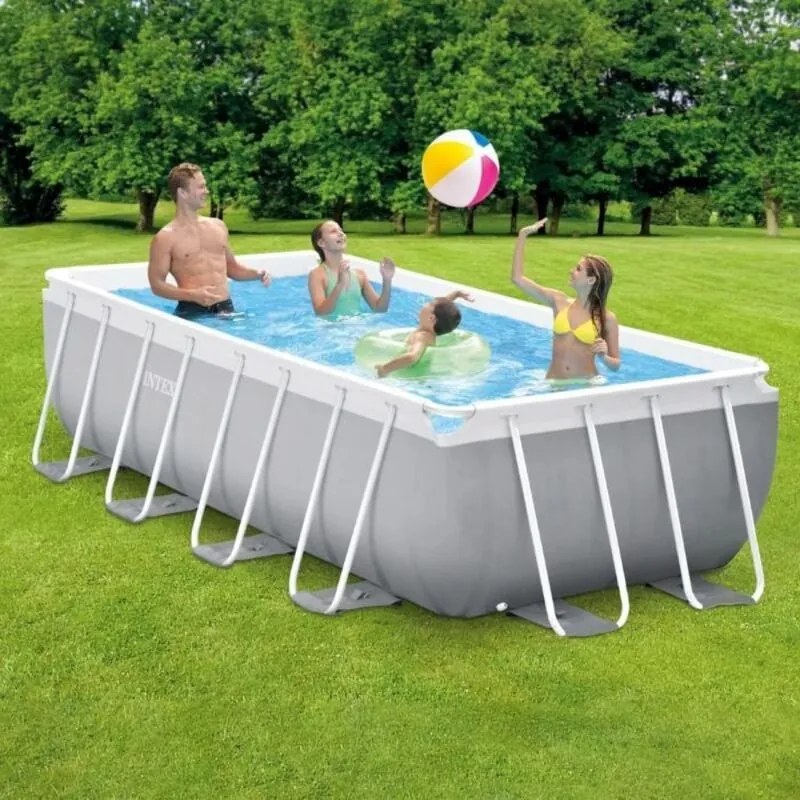 Piscina prism frame rettang.c/tel.portante c/pompa cm.400x200x100h. - capacità lt.6836 - peso kg.68,5 (26788)