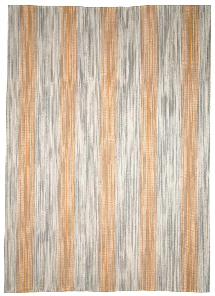 Kilim Tappeto 260 x 350 Giallo (Iran) Tessuto A Mano