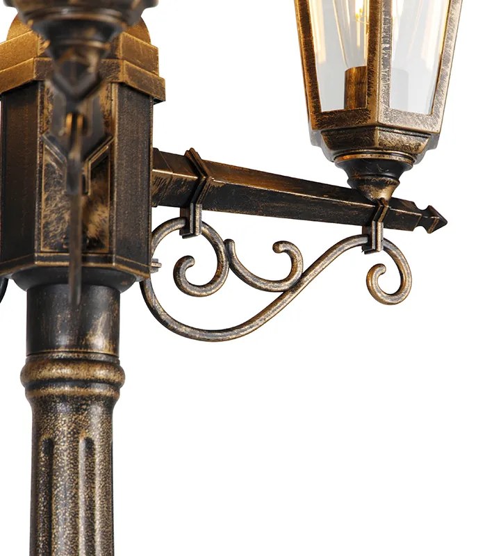 Lanterna da esterno intelligente oro 3 luci incl. Wifi ST64 - New Haven