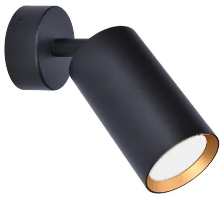 Brilagi - Faretto LED dimmerabile SELE 1xGU10/4,8W/230V nero/oro