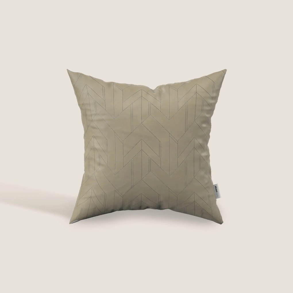 Geometrica cuscini decoro in velluto Impermeabile disponibile in diverse colorazioni beige