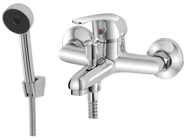 Set rubinetti lavabo bidet e vasca con kit doccia incluso Kant