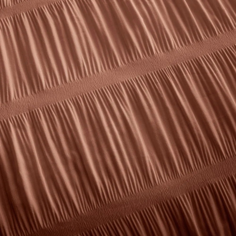 Biancheria da letto singola arancione 135x200 cm Seersucker - Catherine Lansfield