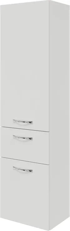 Colonna per mobile bagno Cassca PELIPAL 1 cassetto 1 anta P 30.9 x L 45 x H 168 cm bianco lucido