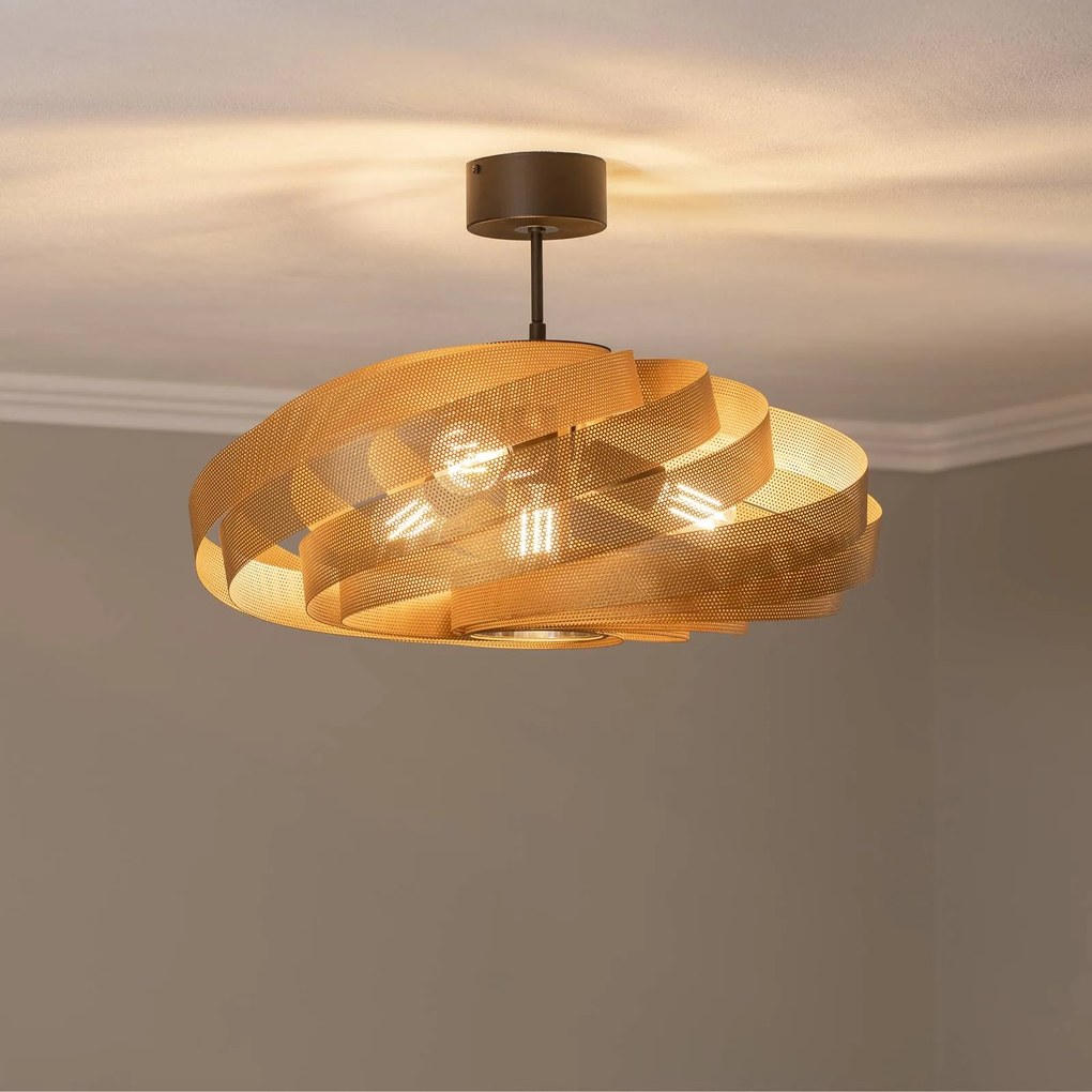Euluna Plafoniera Vento, color oro, Ø 60 cm