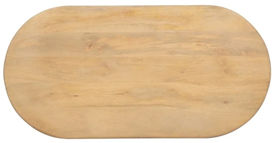 Tavolino in legno di mango in colore naturale 60x120 cm Montmartre - Ixia