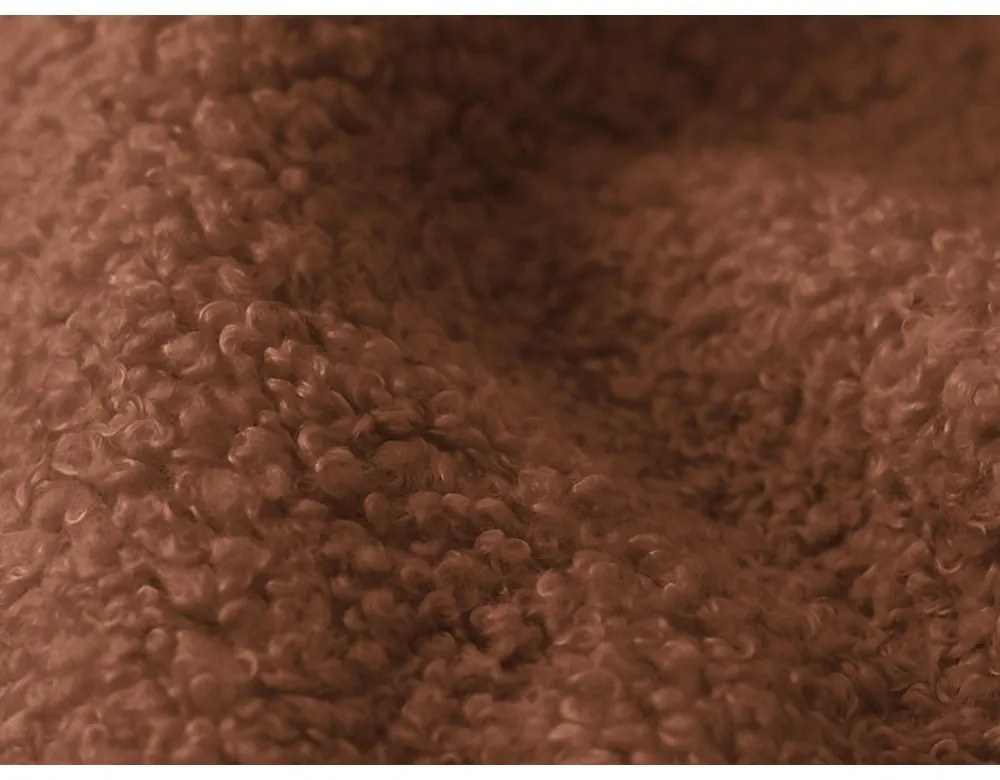 Letto matrimoniale imbottito color terracotta con contenitore con rete inclusa 180x200 cm Makapu – Makamii