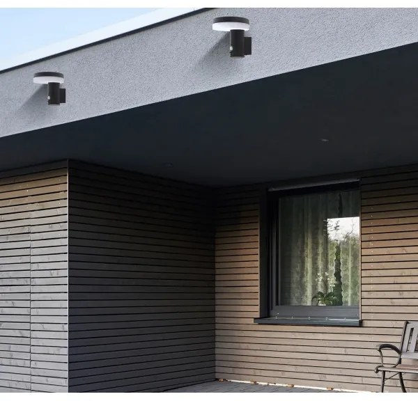 Lampada da parete solare LED SOLARIS3 5,5W 3,7V 4000K IP44 con sensore