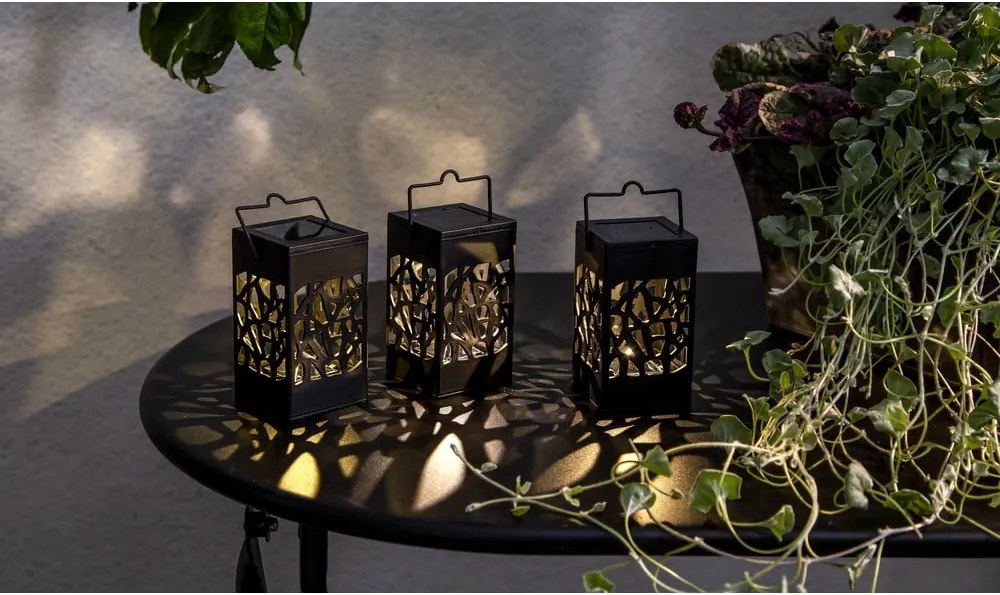 Set di 3 lanterne solari LED appese, altezza 11 cm Izola - Star Trading