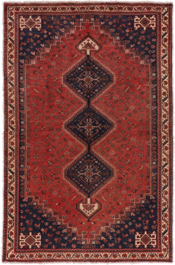 Shiraz Tappeto persiano 250x160 (Iran) Annodato A Mano