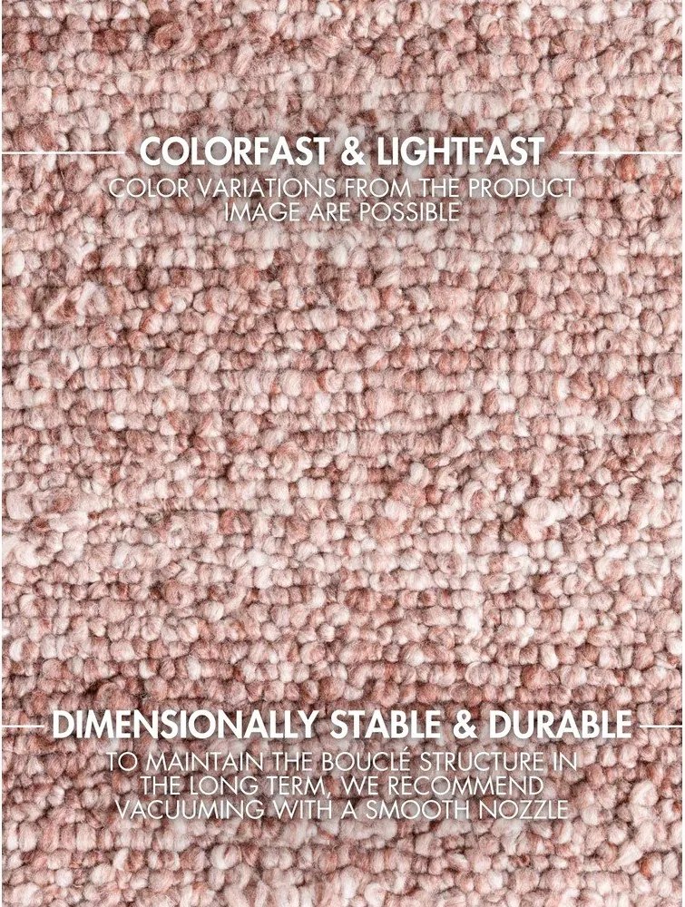 Passatoia rosa polveroso tessuta a mano 80x200 cm Notting Hill Portobello – Ted Baker