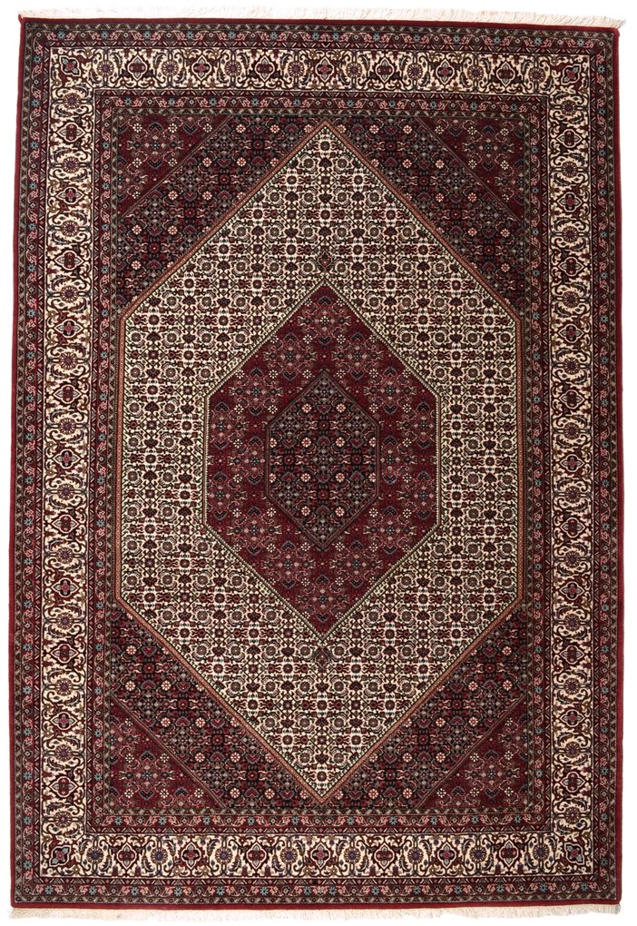 Bidjar Tappeto orientale 210x300 Beige (Indian) Annodato A Mano