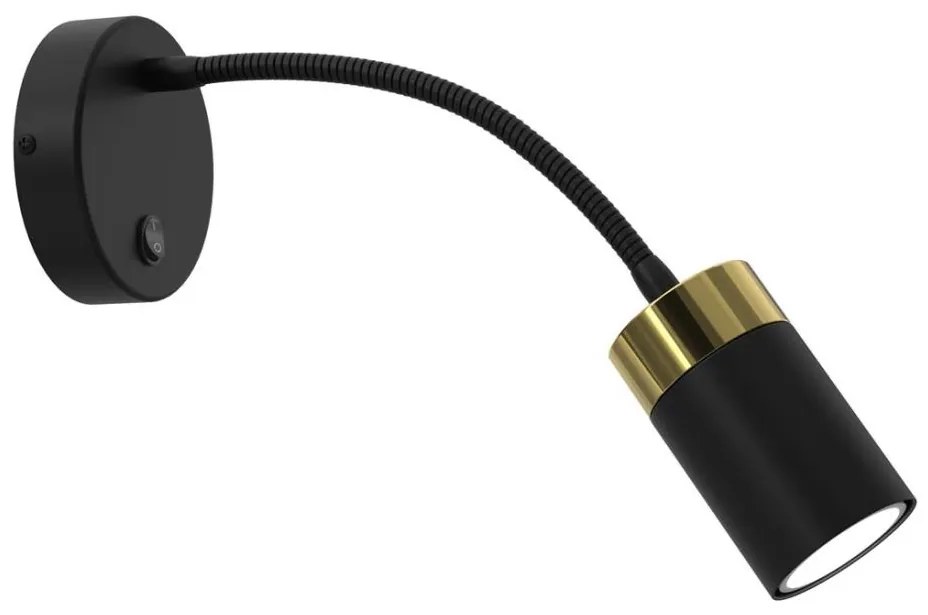 Lampada flessibile JOKER 1xGU10/8W/230V nero/oro