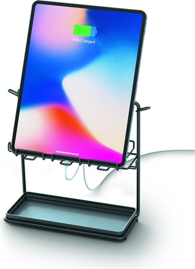 Organizzatore per ufficio nero My Pocket - Metaltex