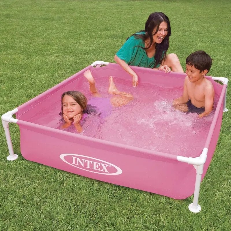 1CF PISCINA CON TELAIO 'MINI FRAME' telo viola