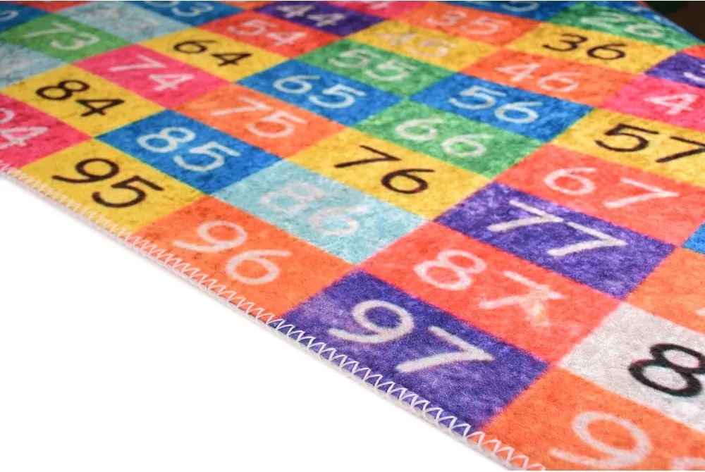 Tappeto da gioco per bambini lavabile 120x180 cm One to Hundred – Vitaus