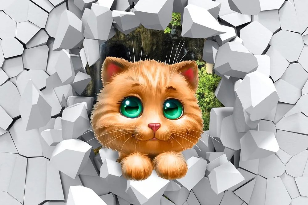 Quadro su tela – Gattino adorabile