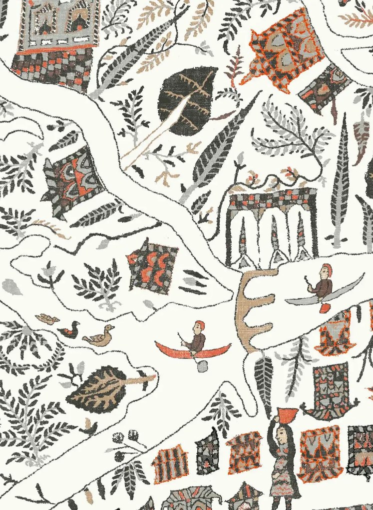 Lewis & Wood Carta da parati Utopia - Satsuma Soot