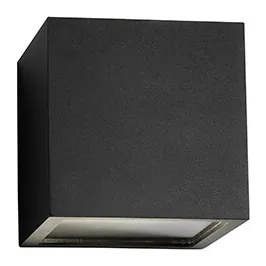 Light Point - Cube LED Applique da Parete da Esterno 3000K Down Nero LIGHT-POINT