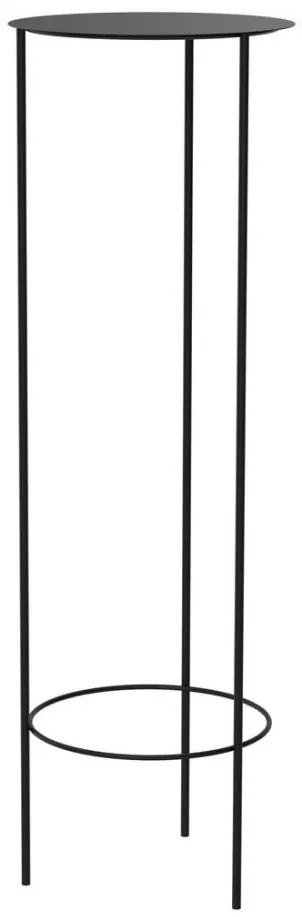 Portafiori 100x32 cm nero